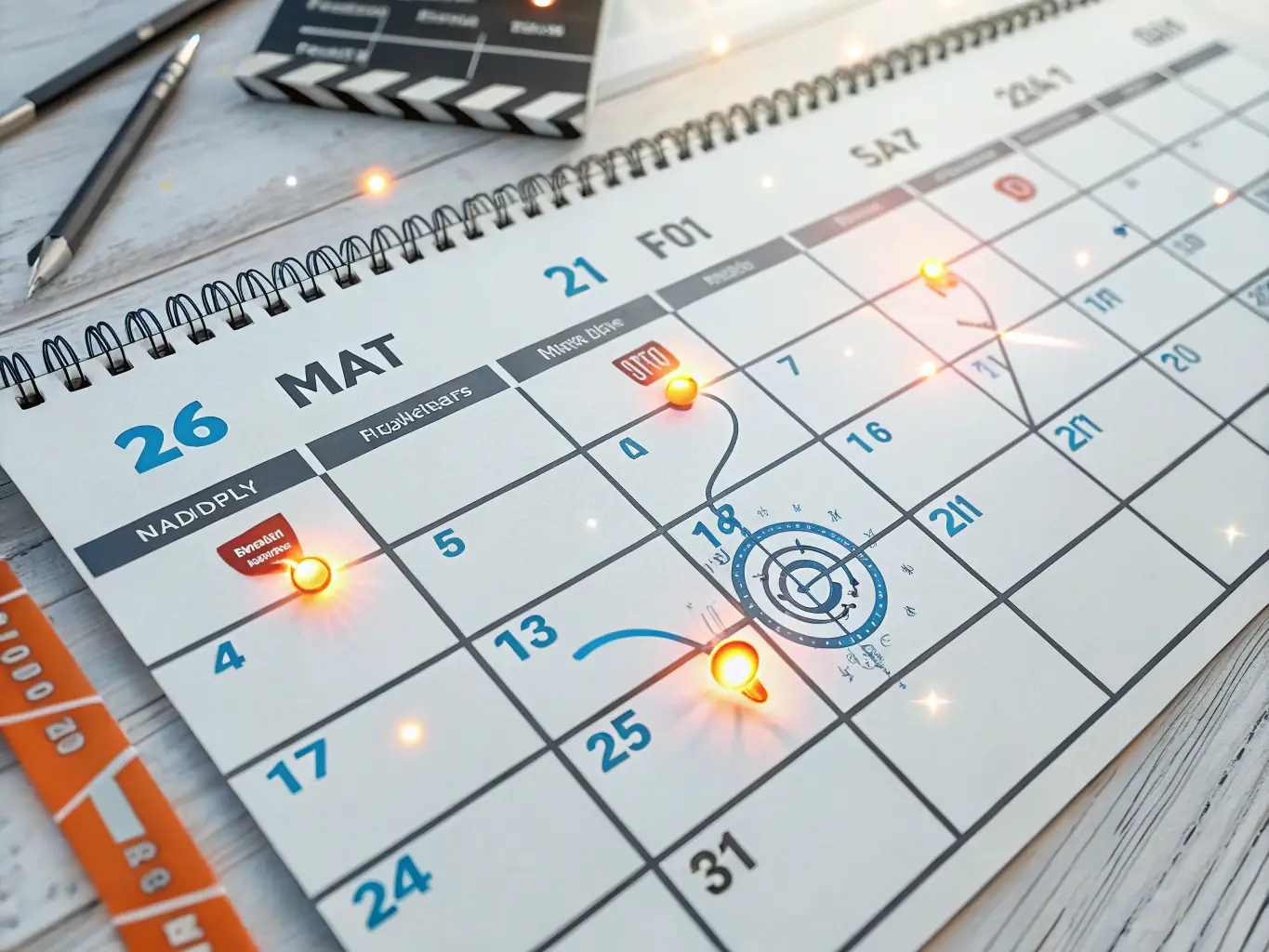 A calendar graphic highlighting key dates for upcoming cycling events and workshops organized by TIKI BIKE EN VALLOUISE, emphasizing the variety and frequency of activities.
